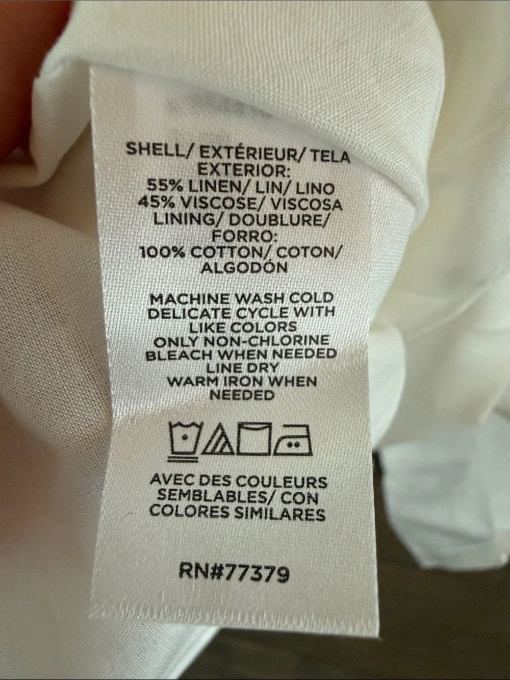 Ann Taylor Linen Blend Flare Dress In White Color Womens size 2 NWT - Picture 9 of 9